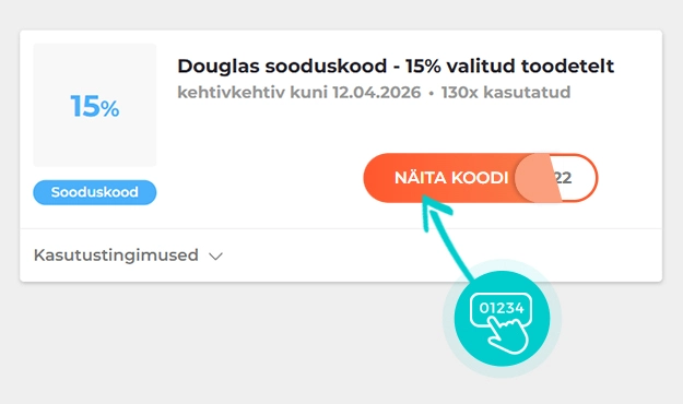 Näidis Douglas sooduskoodist