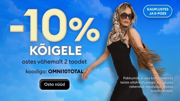 Kampaaniabänner sinsay.com veebilehelt