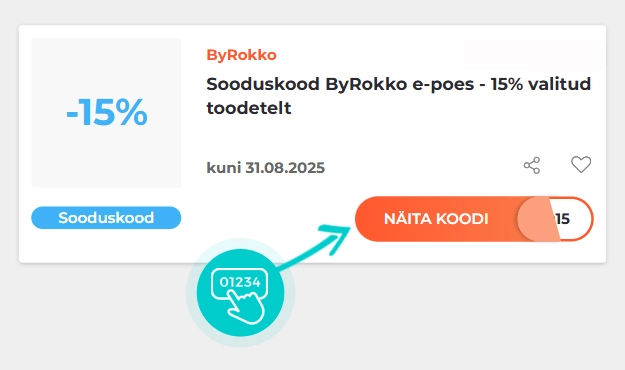 Näidis ByRokko sooduskoodist