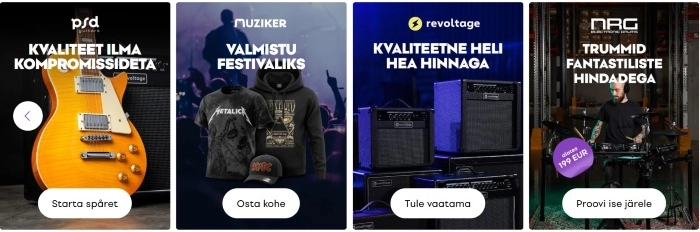 Kuvatõmmis Muziker.ee veebilehelt