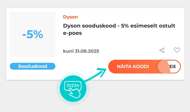 Näidis Dyson sooduskoodist
